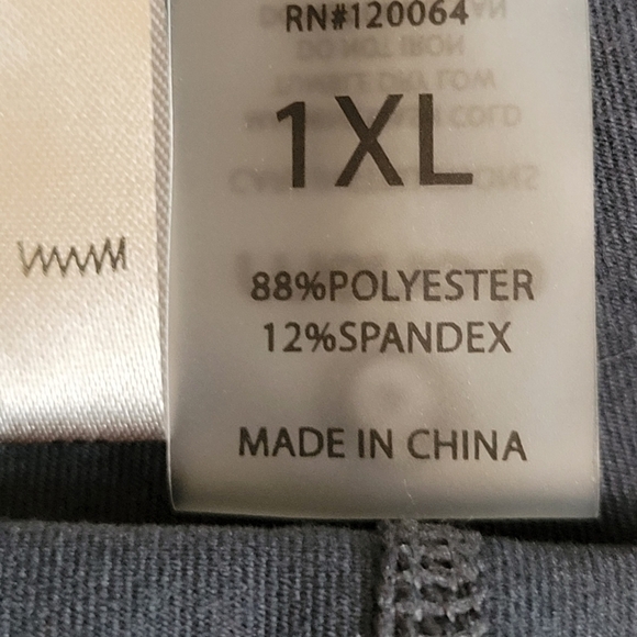 Mono B capri leggings Women's Size 1 XL gray - Picture 3 of 6